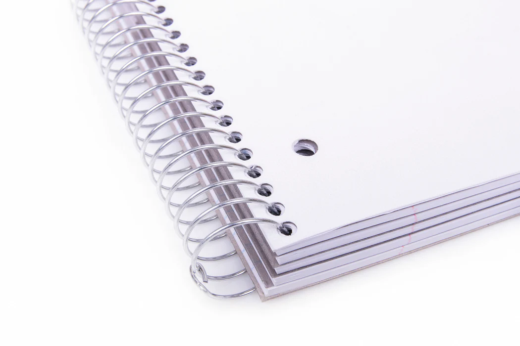 spiral bound notebook