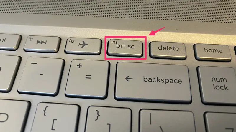 how to screenshot on hp laptop