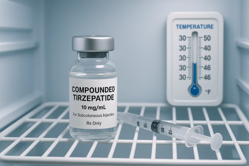 how long does compounded tirzepatide last