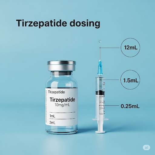 how many doses in a 10mg vial of tirzepatide​