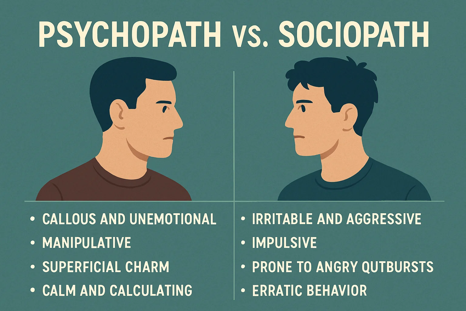 psychopath vs sociopath
