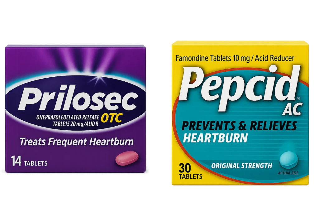 prilosec vs pepcid