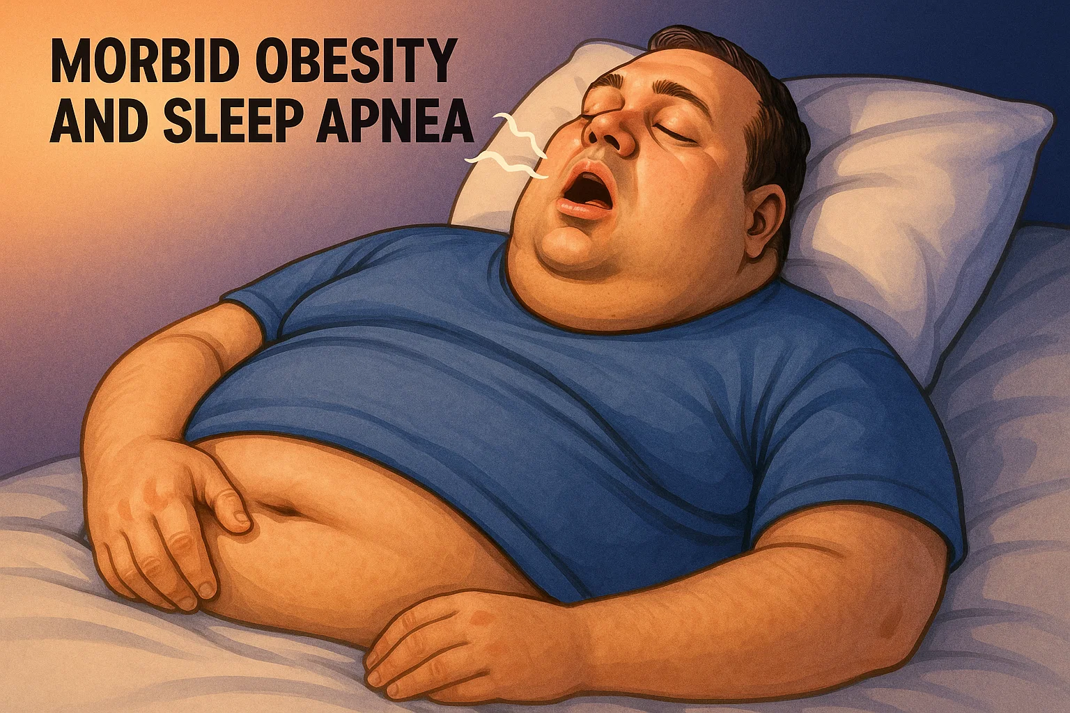 Morbid obesity and sleep apnea